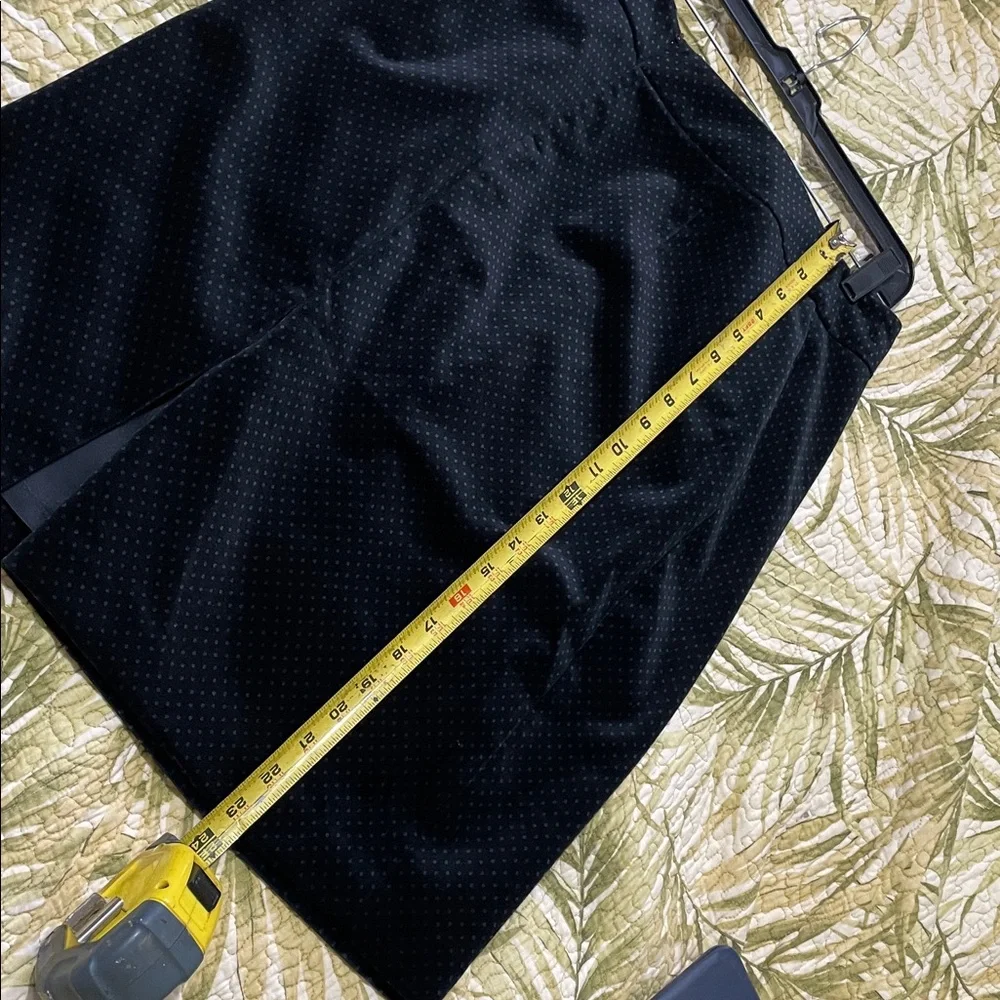 J.Crew polkadot velvet pencil skirt